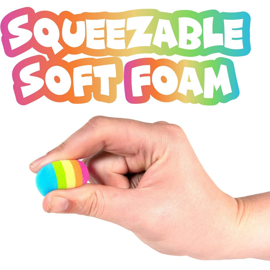 HOG WILD SQUEEZE POPPER REPLACEMENT BALLS RAINBOW