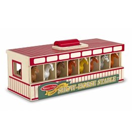 MELISSA AND DOUG TAKE ALONG SHOW- HORSE STABLE