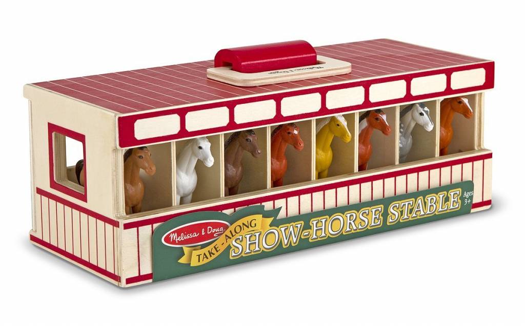 TAKE ALONG SHOW HORSE STABLE THE TOY STORE