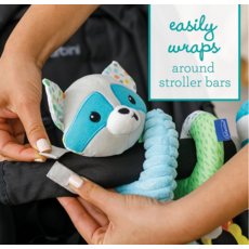 INFANTINO SPIRAL & STRETCH ACTIVITY TOY RACCOON