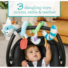 INFANTINO SPIRAL & STRETCH ACTIVITY TOY RACCOON