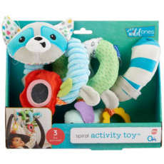 INFANTINO SPIRAL & STRETCH ACTIVITY TOY RACCOON