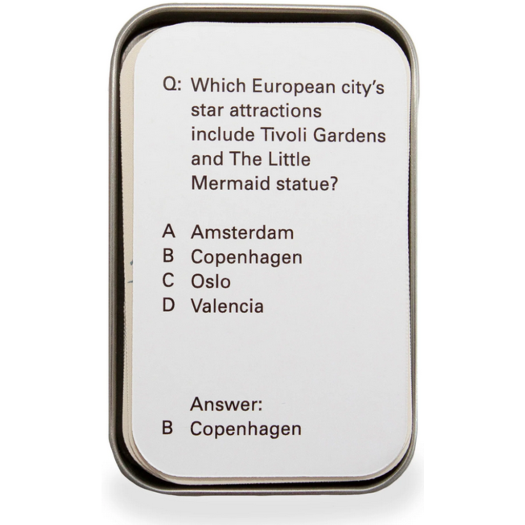 KIKKERLAND TRAVEL TRIVIA GAME