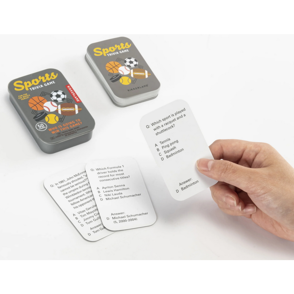 KIKKERLAND SPORTS TRIVIA GAME