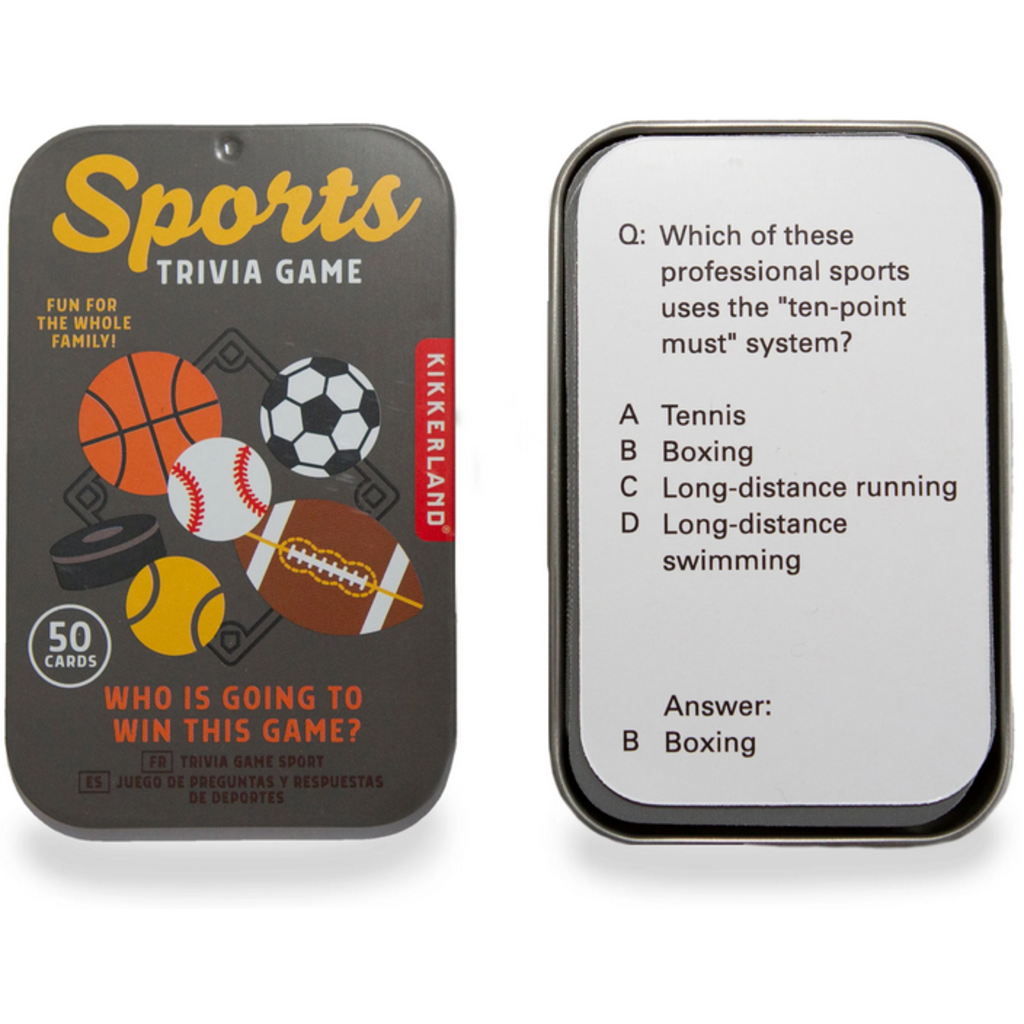 KIKKERLAND SPORTS TRIVIA GAME