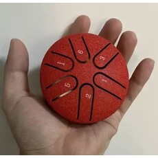 AMAHI UKULELES STEEL TONGUE DRUM RED