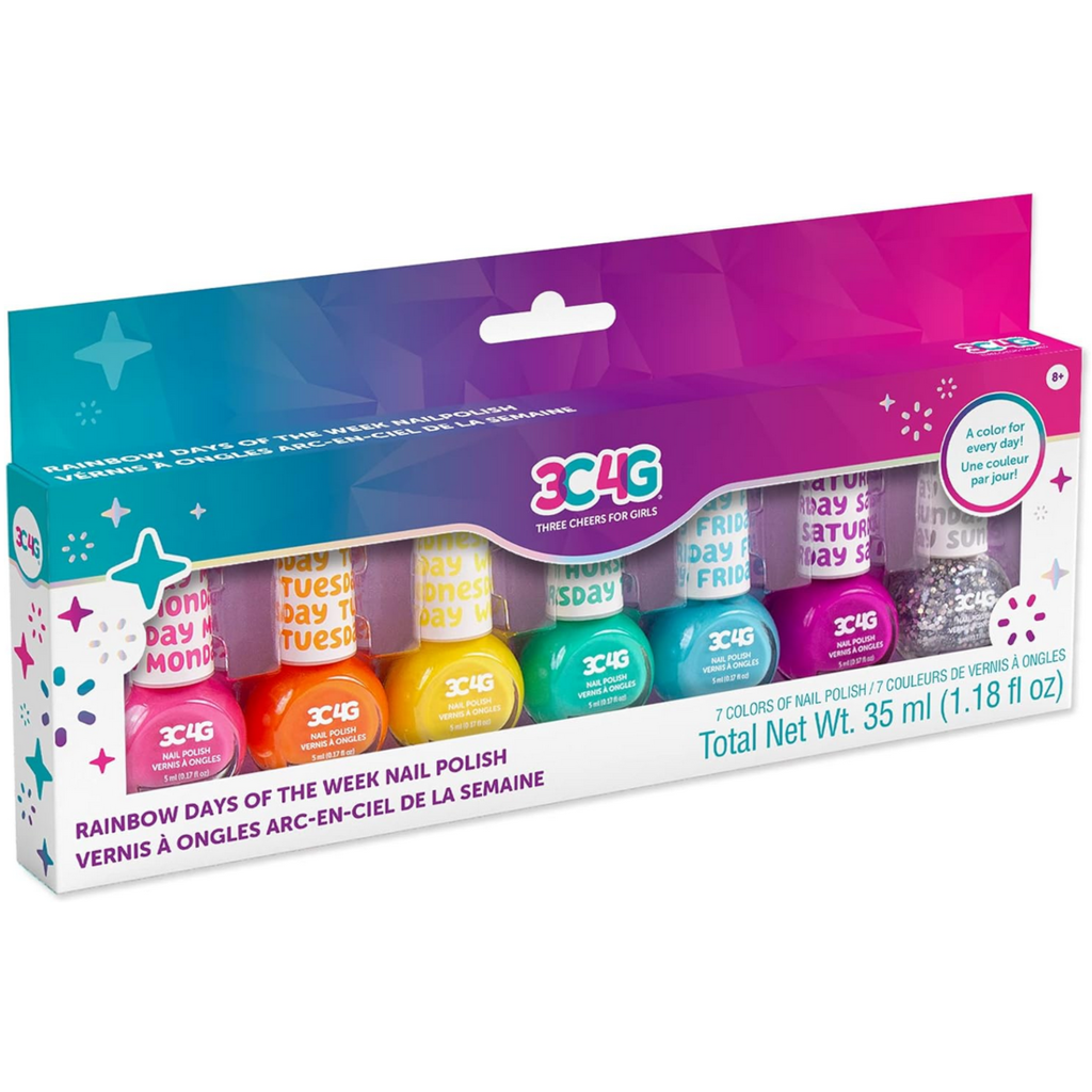 MAKE IT REAL RAINBOW DAYS OF THE WEEK NAIL POLISH**