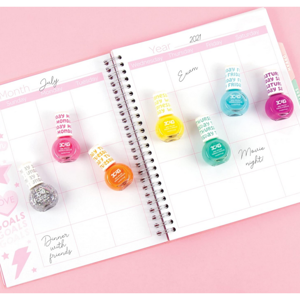 MAKE IT REAL RAINBOW DAYS OF THE WEEK NAIL POLISH**