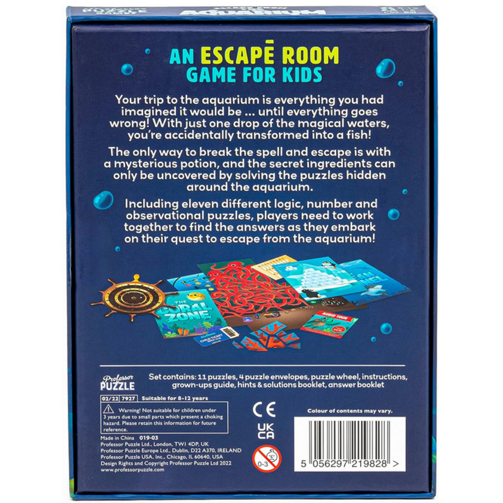 PROFESSOR PUZZLE ESCAPE FROM THE AQUARIUM