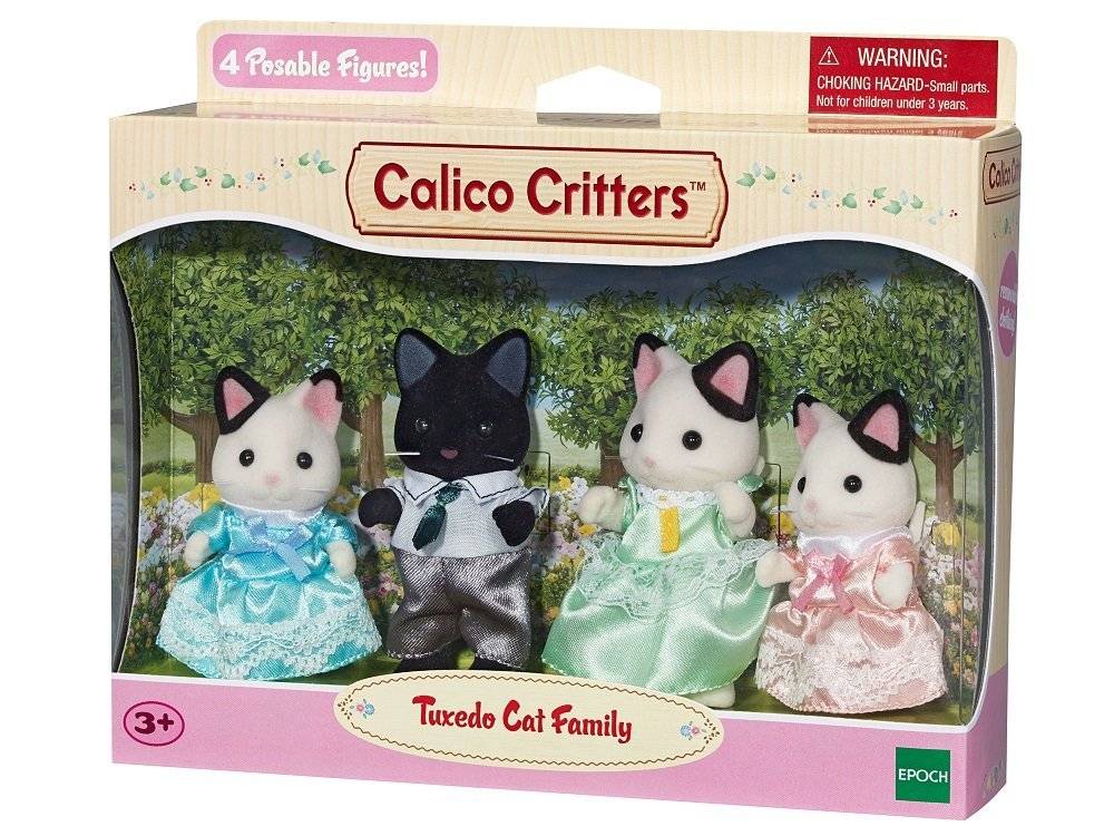 TUXEDO CAT FAMILY CALICO CRITTERS - THE TOY STORE
