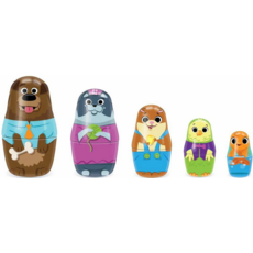 SCHYLLING ASSOCIATES FAMILY PETS TIN NESTING DOLLS