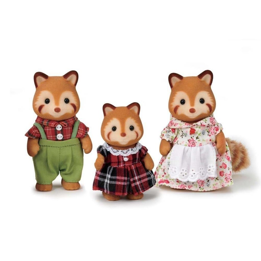 CALICO CRITTERS RED PANDA FAMILY CALICO CRITTER*