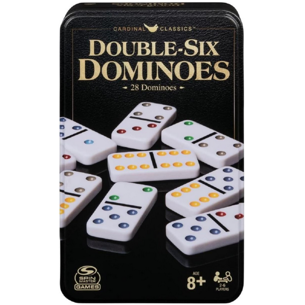 SPINMASTER DOUBLE-SIX DOMINOES