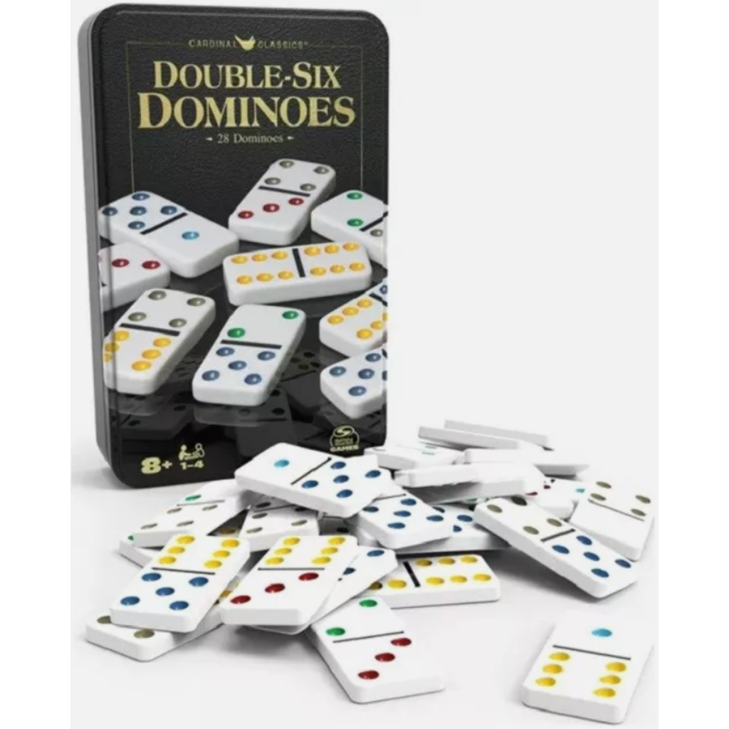 SPINMASTER DOUBLE-SIX DOMINOES