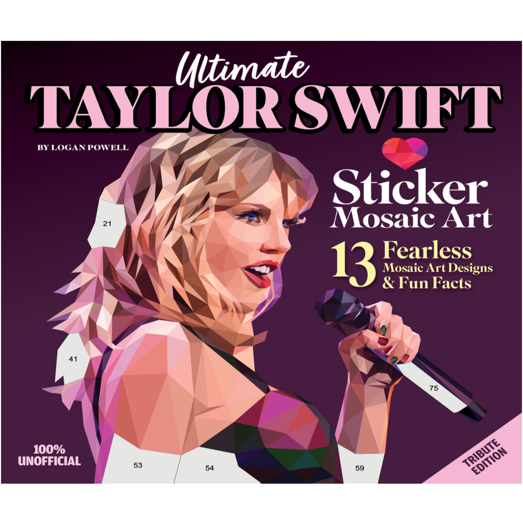 HAPPY FOX BOOKS TAYLOR SWIFT PAINT BY STICKER BOOK