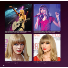 HAPPY FOX BOOKS TAYLOR SWIFT PAINT BY STICKER BOOK