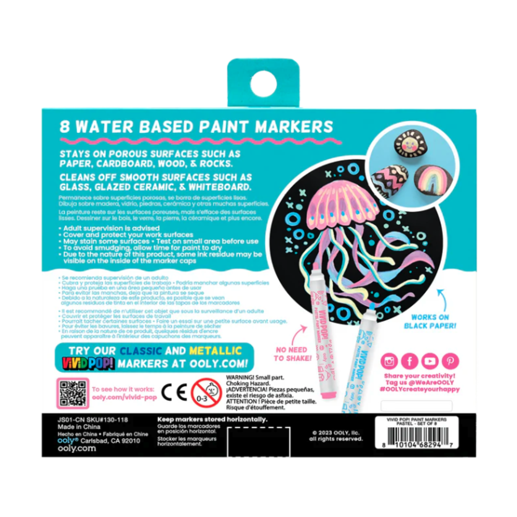 OOLY VIVID POP! PAINT MARKERS