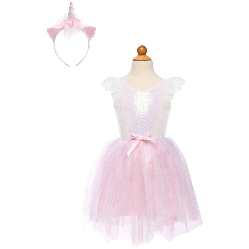 GREAT PRETENDERS DREAMY UNICORN DRESS & HEADBAND