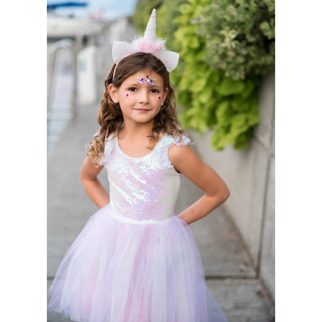GREAT PRETENDERS DREAMY UNICORN DRESS & HEADBAND