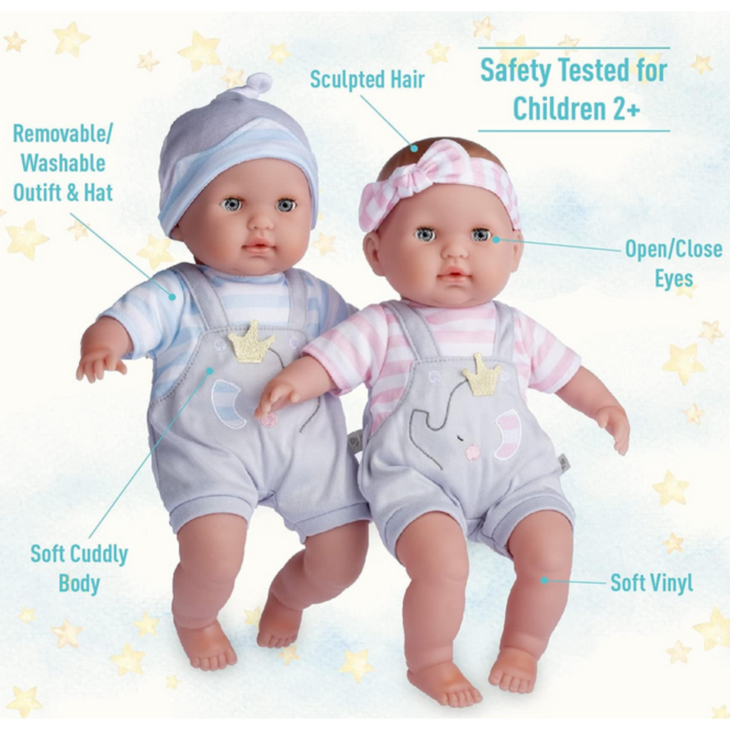 BERENGUER BOUTIQUE BABY DOLL TWINS GIFT SET