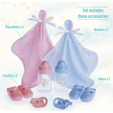 BERENGUER BOUTIQUE BABY DOLL TWINS GIFT SET