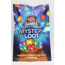 FOAM BRAIN WHOLESALE MYSTERY LOOT: PLASTIC RPG DICE SET & METAL DIE