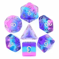 FOAM BRAIN WHOLESALE PURPLE SKY RPG DICE SET*