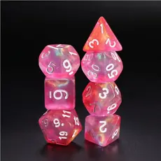 FOAM BRAIN WHOLESALE PINK BUNNY RPG DICE SET*