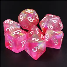 FOAM BRAIN WHOLESALE PINK BUNNY RPG DICE SET*