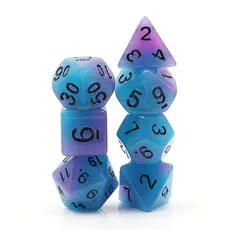 FOAM BRAIN WHOLESALE GLOW IN DARK SUPERNOVA RPG DICE SET*