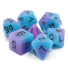 FOAM BRAIN WHOLESALE GLOW IN DARK SUPERNOVA RPG DICE SET*