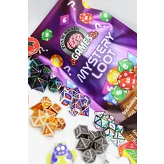 FOAM BRAIN WHOLESALE EPIC MYSTERY LOOT: MINI METAL RPG SET & ENAMEL PIN