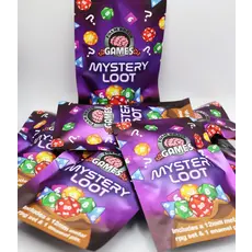 FOAM BRAIN WHOLESALE EPIC MYSTERY LOOT: MINI METAL RPG SET & ENAMEL PIN