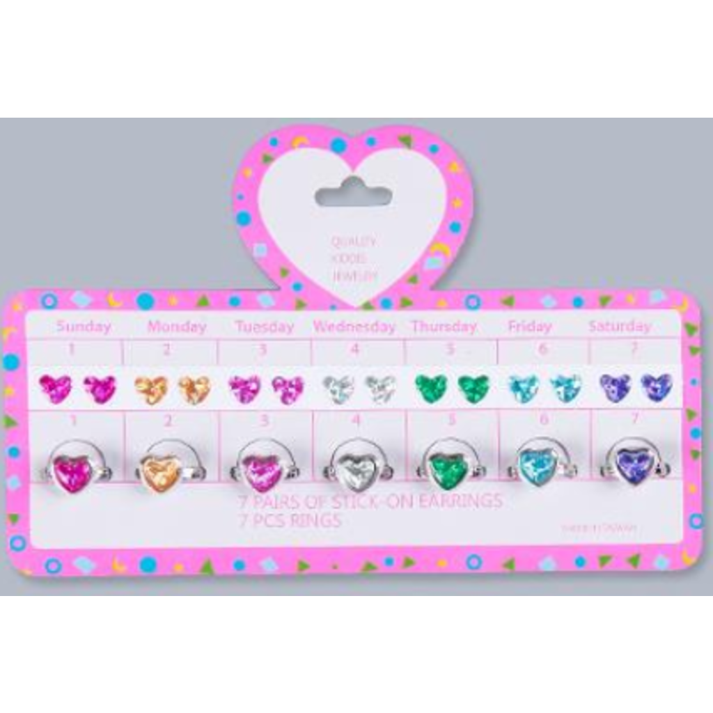 JEANNIES STICK ON EARRINGS & RINGS