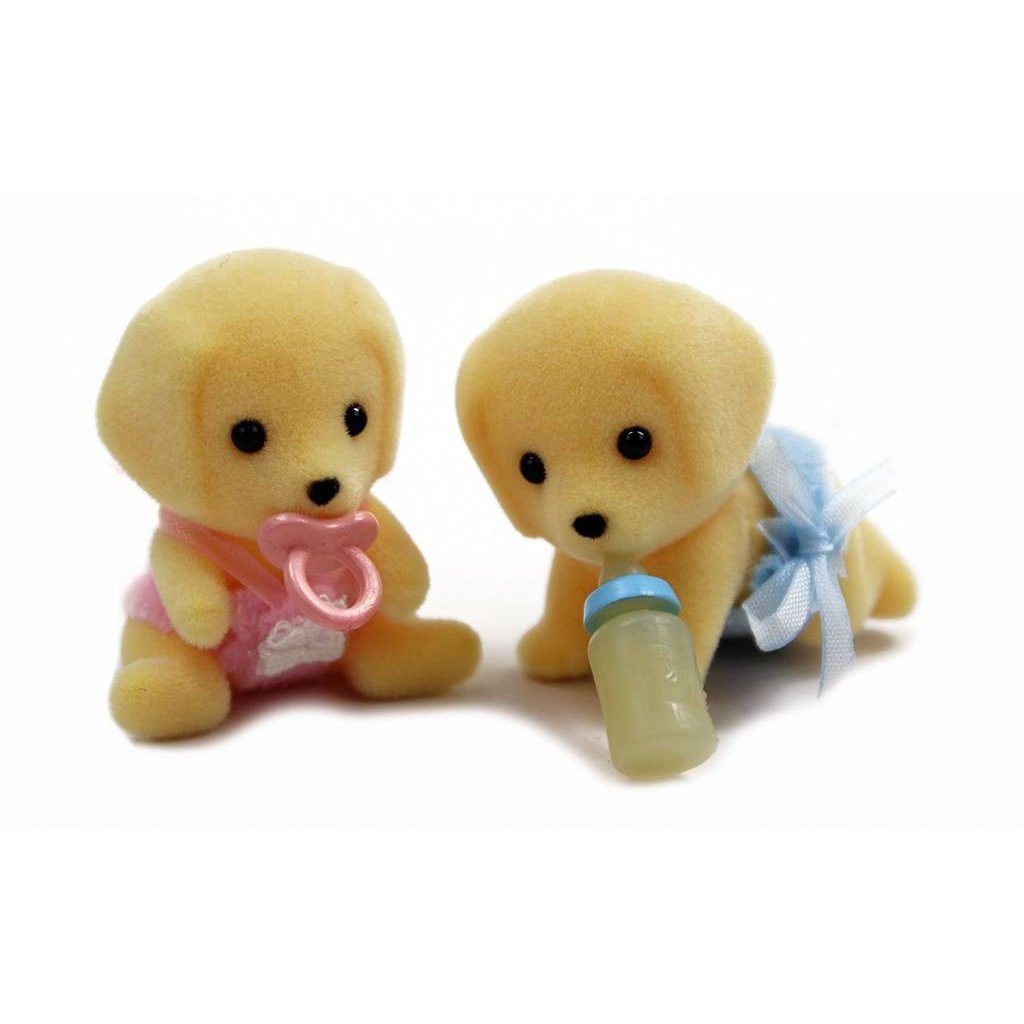 calico critters yellow labrador twins