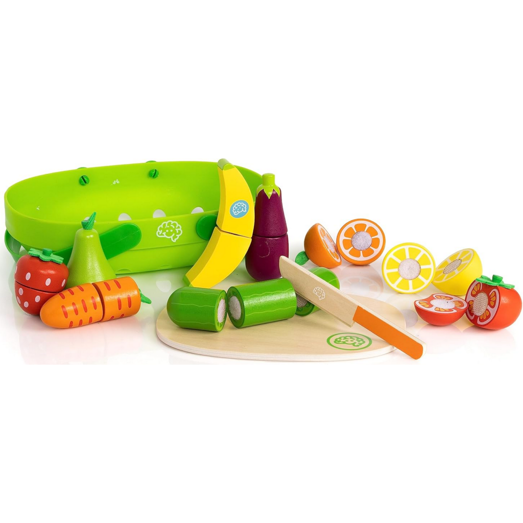 PRETENDABLES PRETENDABLES FRUIT & VEGGIE BASKET