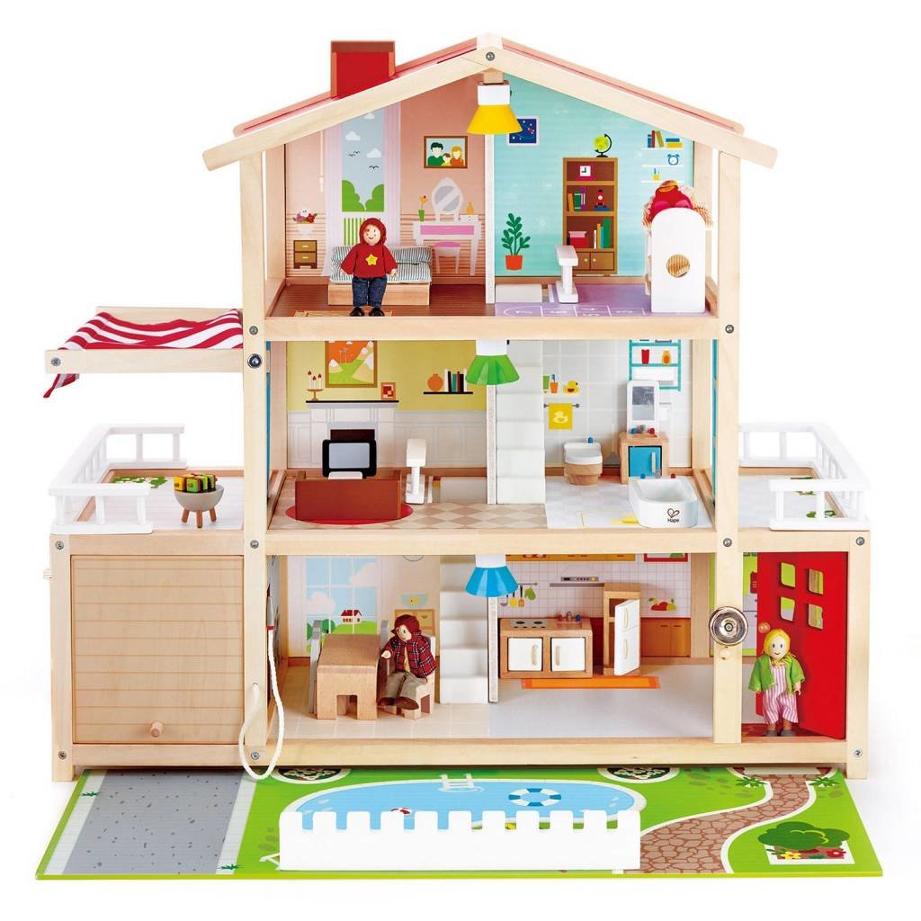 HAPE FAMILY MANSION DOLLHOUSE*