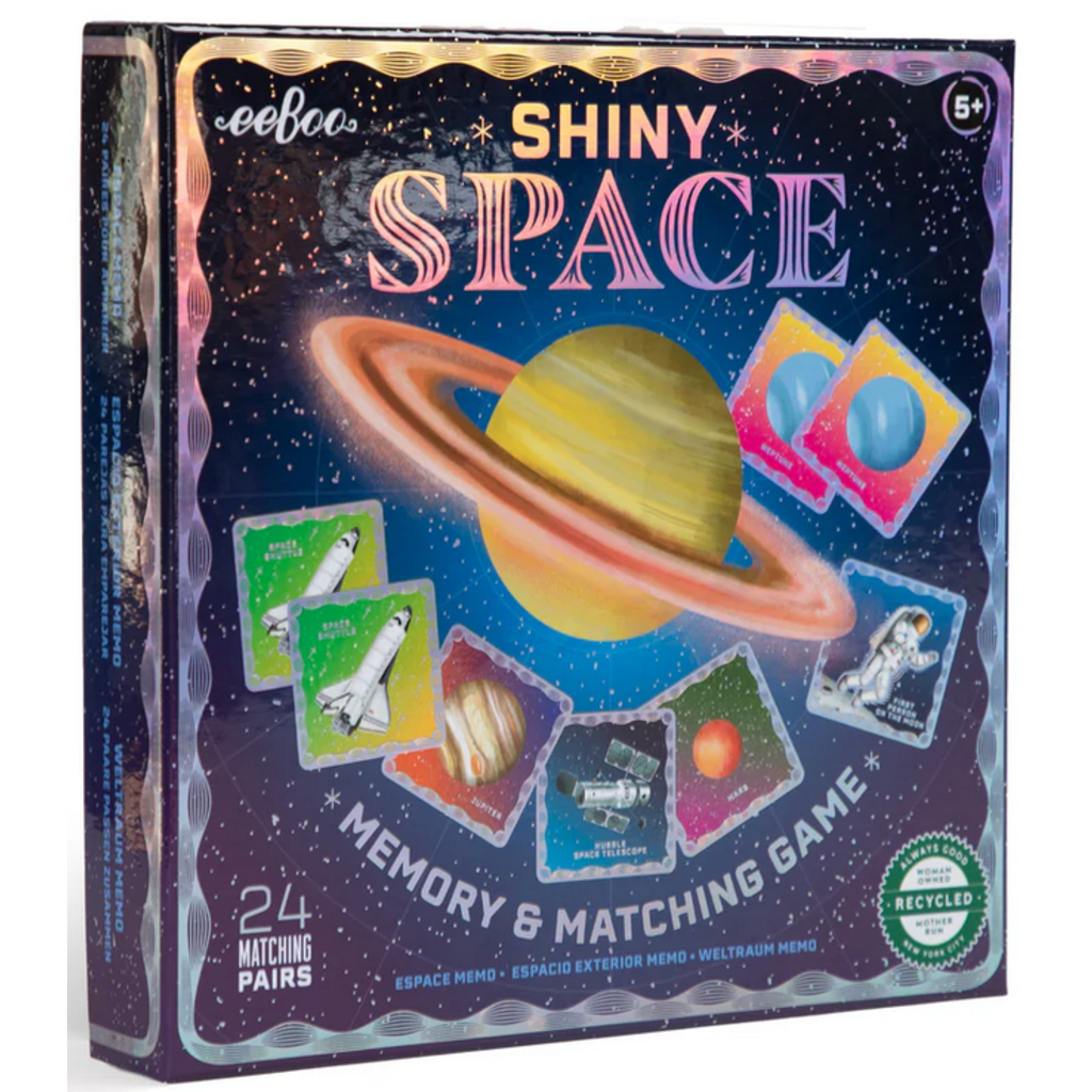 EEBOO SHINY SPACE MEMORY & MATCHING GAME*