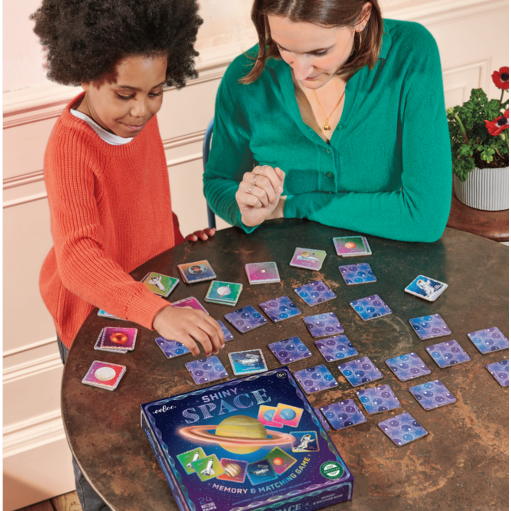 EEBOO SHINY SPACE MEMORY & MATCHING GAME*