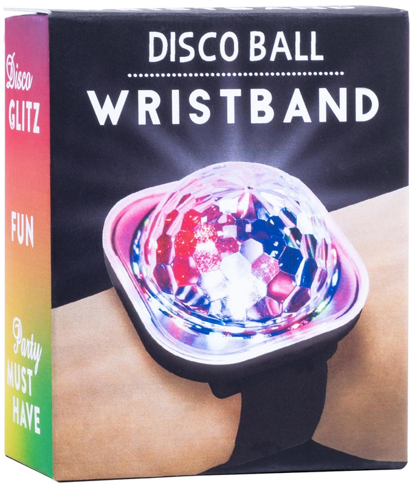 Mini Disco Ball Wristband - Glitter Reflective Ball For Parties, Car Atmosphere, DJ, Events