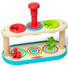 MELISSA AND DOUG MATCH & PUSH SPINNING TOPS