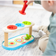 MELISSA AND DOUG MATCH & PUSH SPINNING TOPS