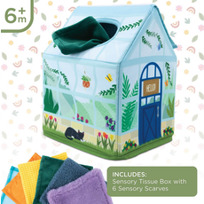 SNESORY SPROUTS SENSORY PEEK & PULL TISSUE BOX