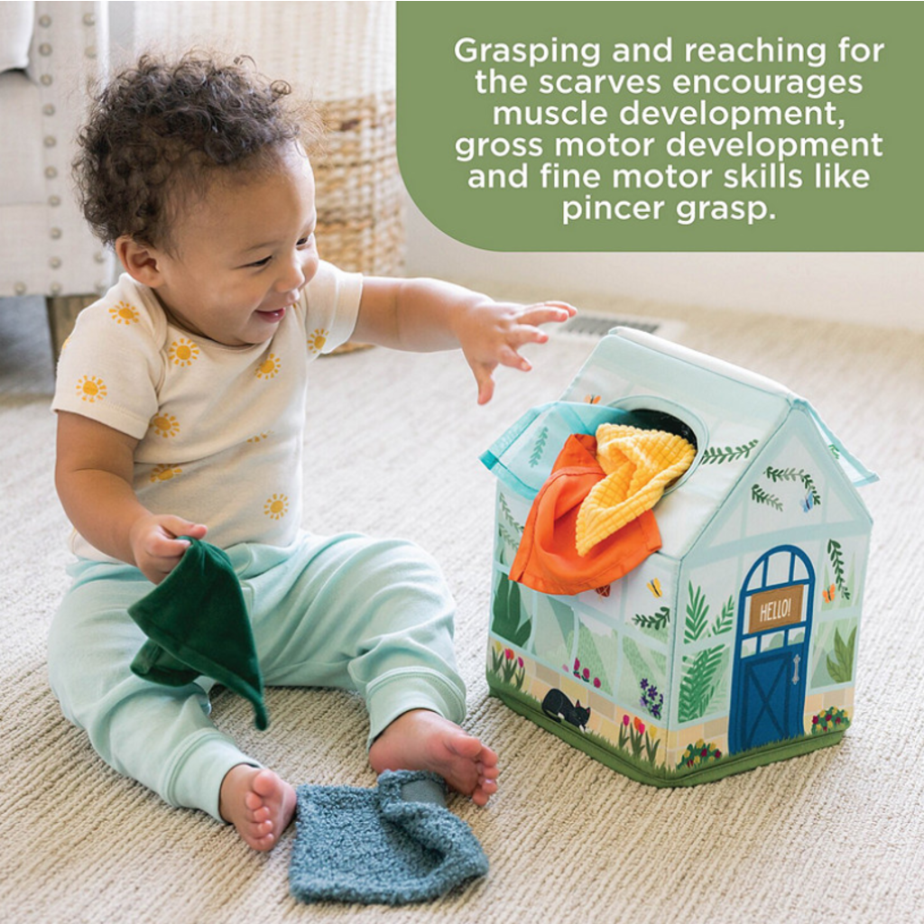 SNESORY SPROUTS SENSORY PEEK & PULL TISSUE BOX