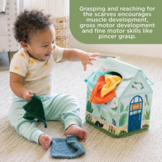 SNESORY SPROUTS SENSORY PEEK & PULL TISSUE BOX