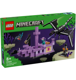 LEGO THE ENDER DRAGON AND END SHIP
