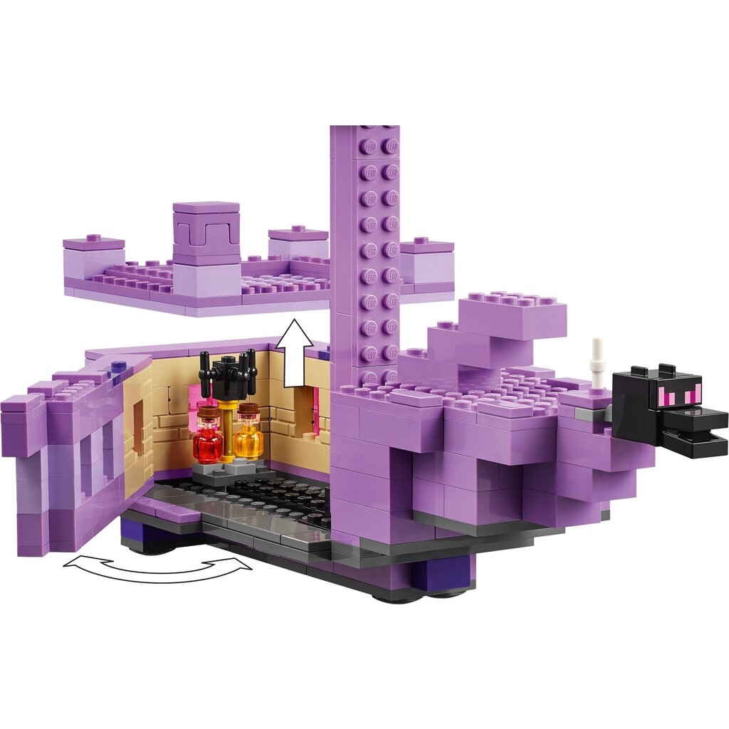 LEGO THE ENDER DRAGON AND END SHIP