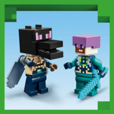 LEGO THE ENDER DRAGON AND END SHIP