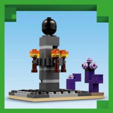 LEGO THE ENDER DRAGON AND END SHIP