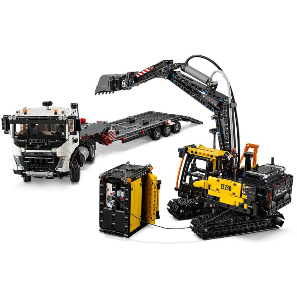 LEGO VOLVO FMX TRUCK & EC230 ELECTRIC EXCAVATOR